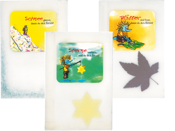 Promotionaktion für das Kinderbuch „Spleddy, der Freudenurz“ (gefüllte Tüten als Give-aways)